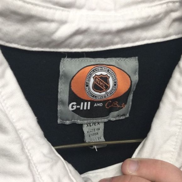 Philadelphia Flyers Long-sleeve Button Up Polo Collared Shirt Mens XL - Picture 3 of 6